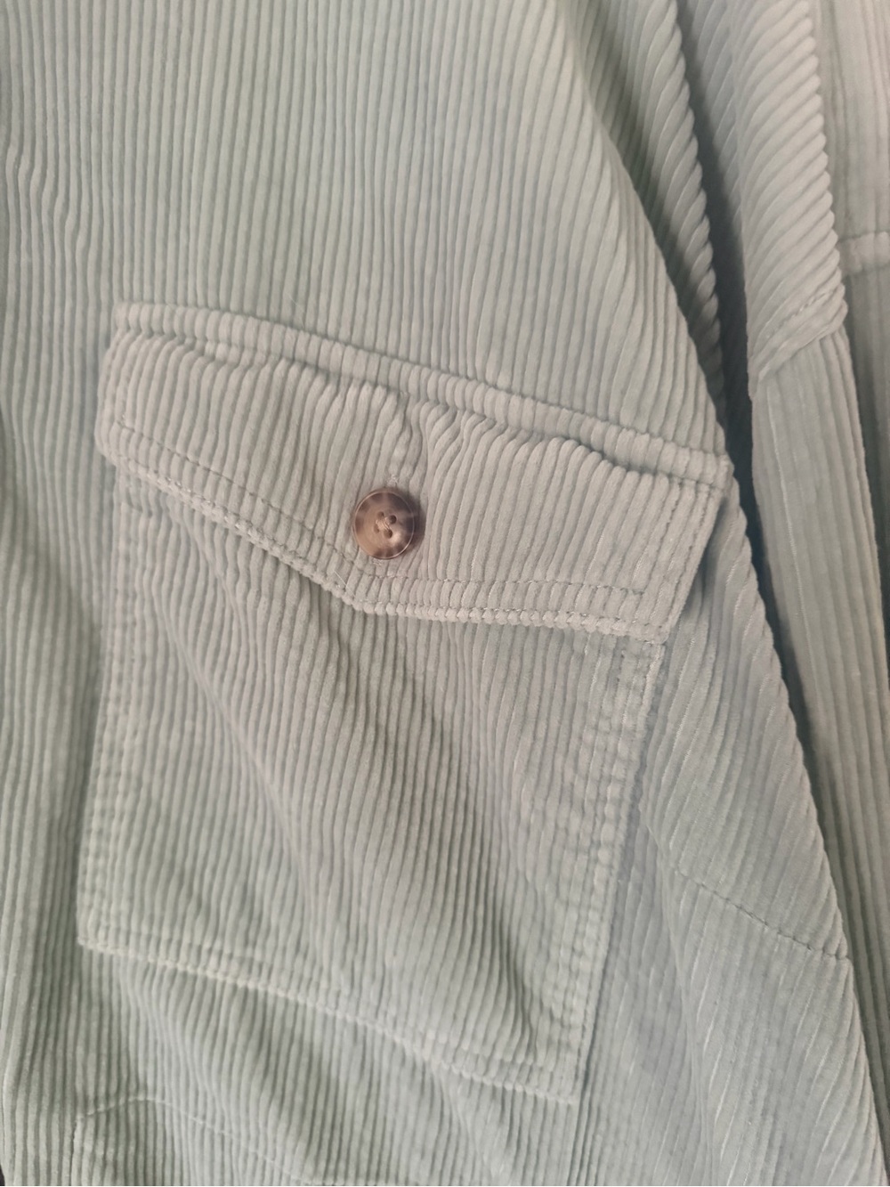 Madewell Sage Green Button-Front Utility Jacket - Picture 4 of 6